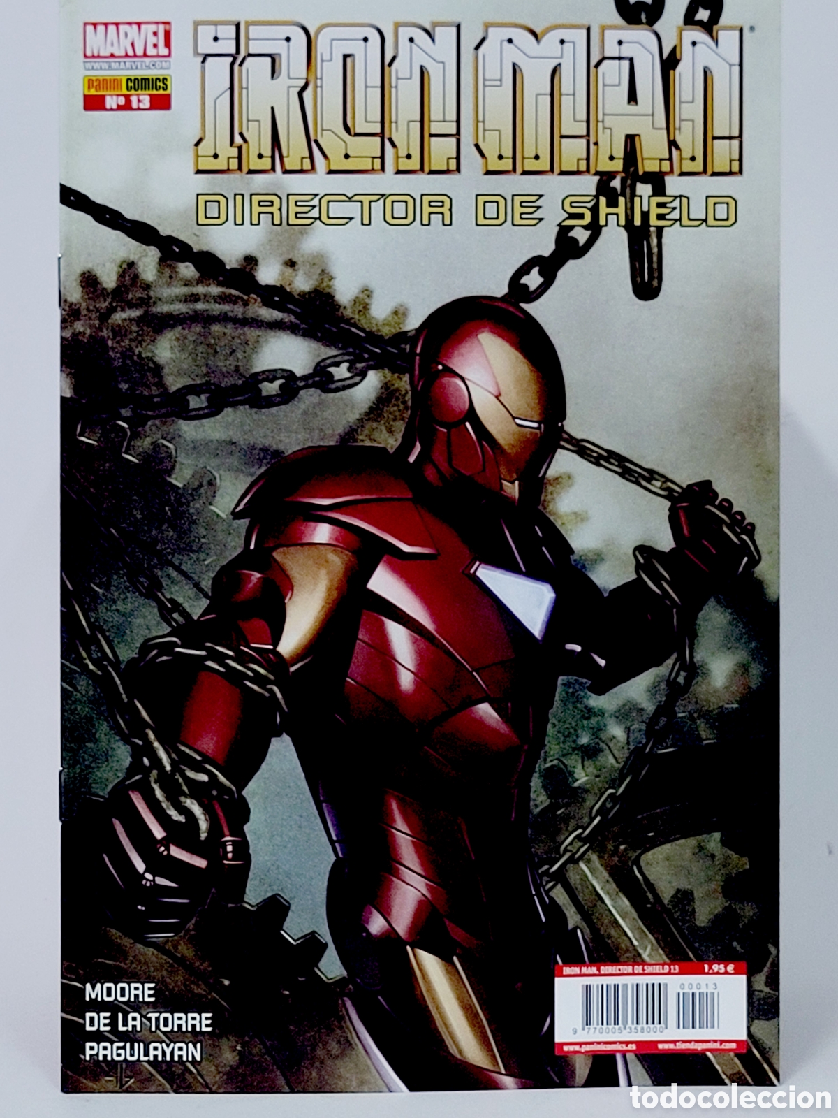 Tebeos: C&Oacute;MIC DE KIOSCO REINADO OSCURO IRON MAN DIRECTOR DE SHIELD 13 PANINI MARVEL GRAPA