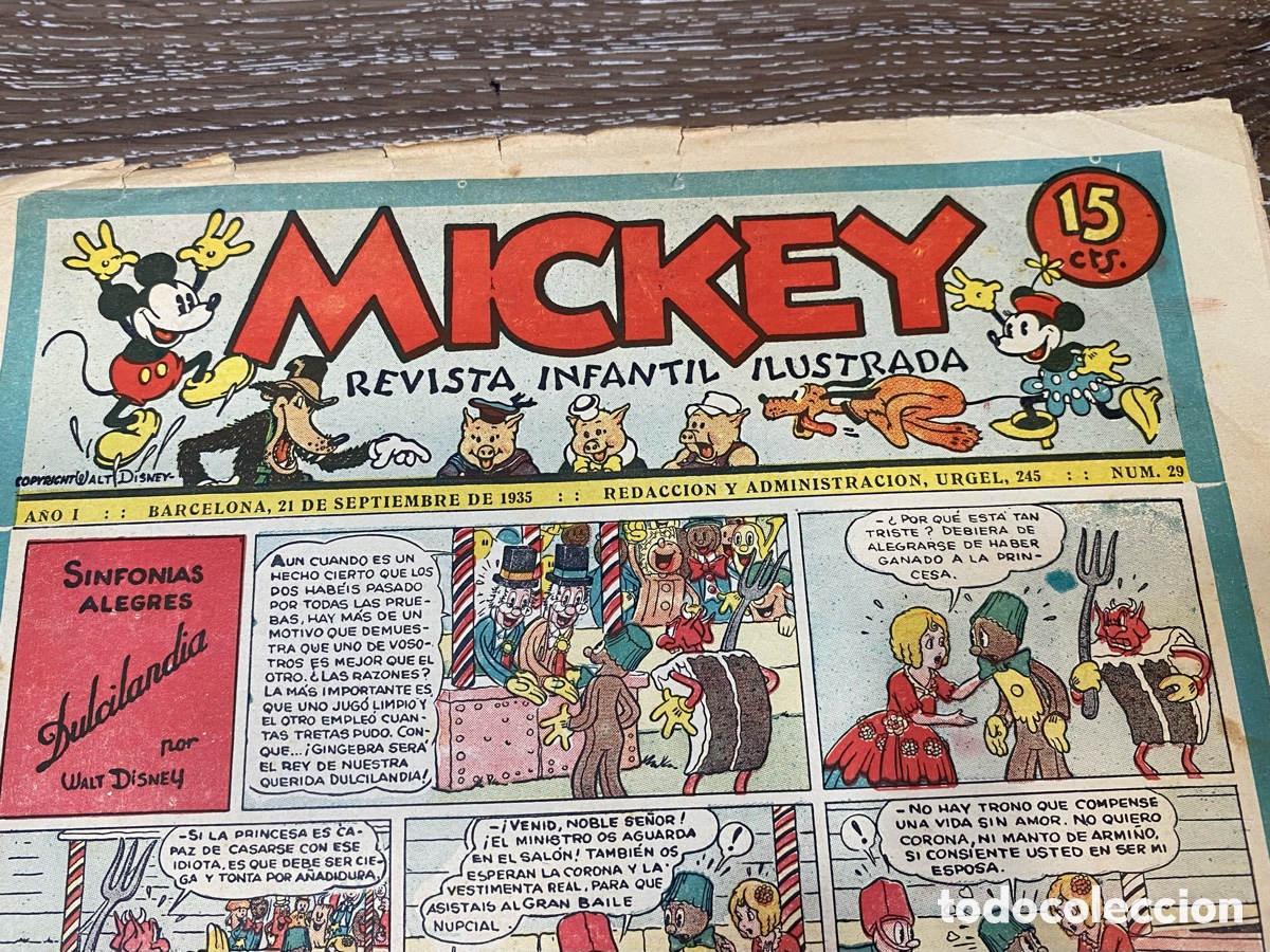 Tebeos: Revista Infantil Mickey A&ntilde;o 1 num.29 - Foto 2