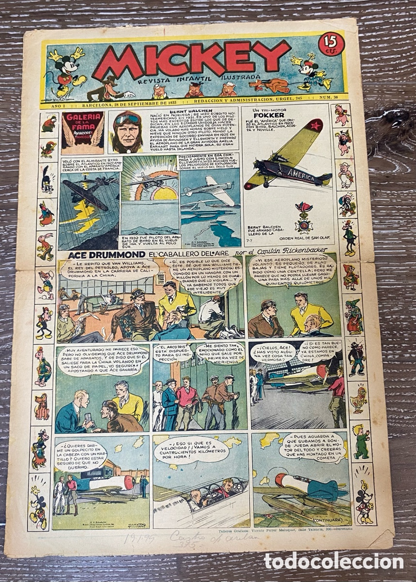 Tebeos: Revista Infantil Mickey A&ntilde;o 1 Num. 30 - Foto 3