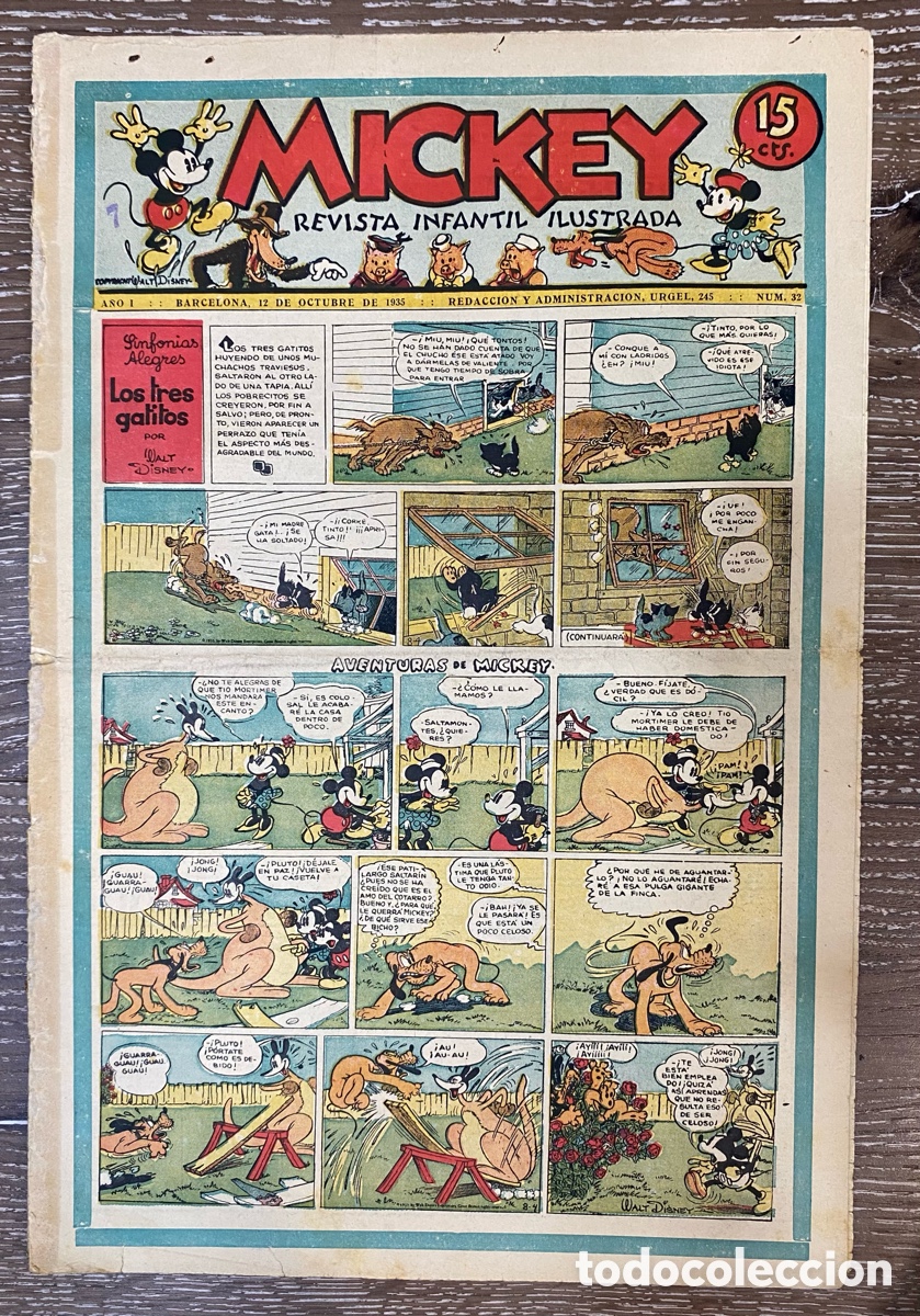 Giornalini: Revista Infantil Mickey A&ntilde;o 1 num.32
