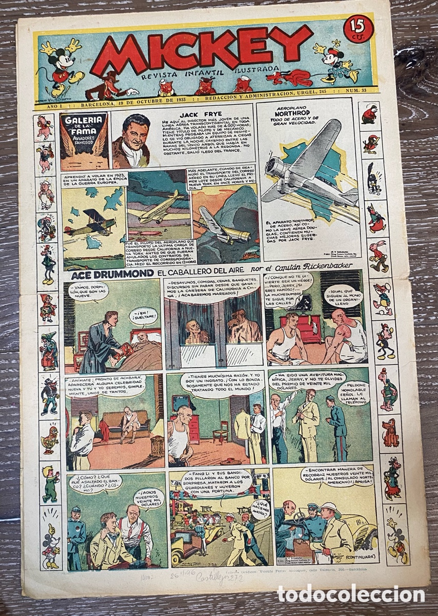 Tebeos: Revista Infantil Mickey A&ntilde;o 1 Num. 33 - Foto 4