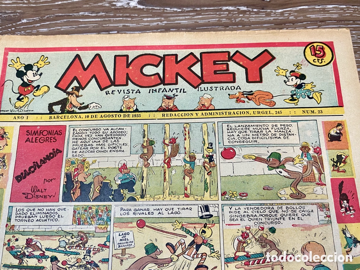 Tebeos: Revista Infantil Mickey A&ntilde;o 1 num.23 - Foto 2