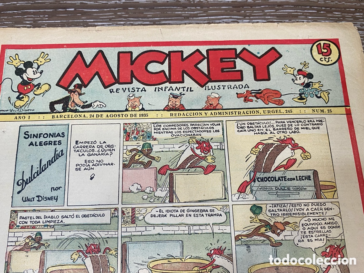 Tebeos: Revista Infantil Mickey A&ntilde;o 1 num.25 - Foto 2