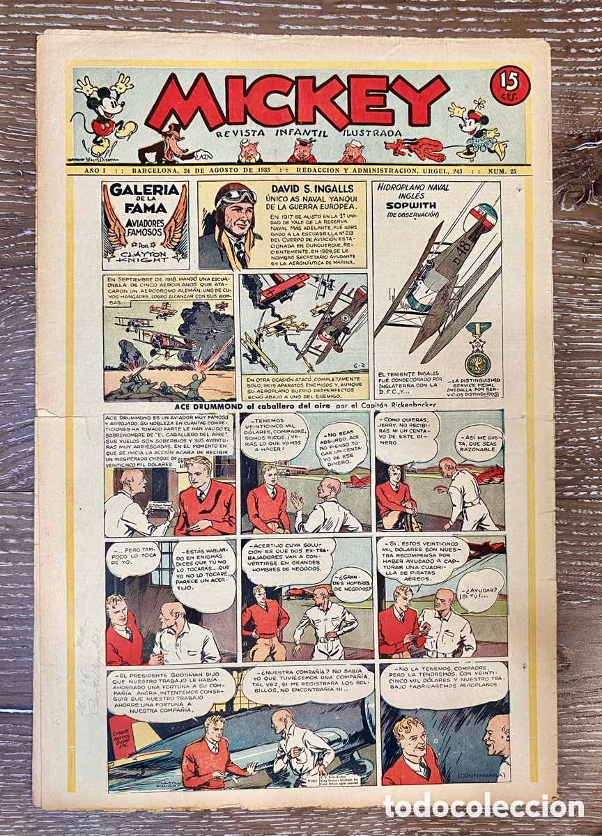 Tebeos: Revista Infantil Mickey A&ntilde;o 1 num.25 - Foto 3