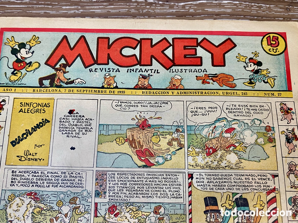 Tebeos: Revista Infantil Mickey A&ntilde;o 1 num.27 - Foto 2