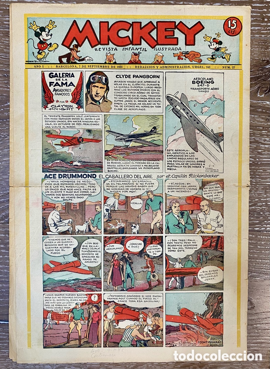 Tebeos: Revista Infantil Mickey A&ntilde;o 1 num.27 - Foto 3