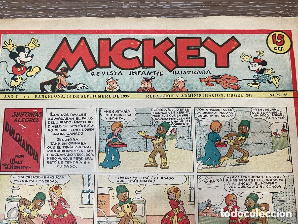 Tebeos: Revista Infantil Mickey A&ntilde;o 1 num.28 - Foto 2