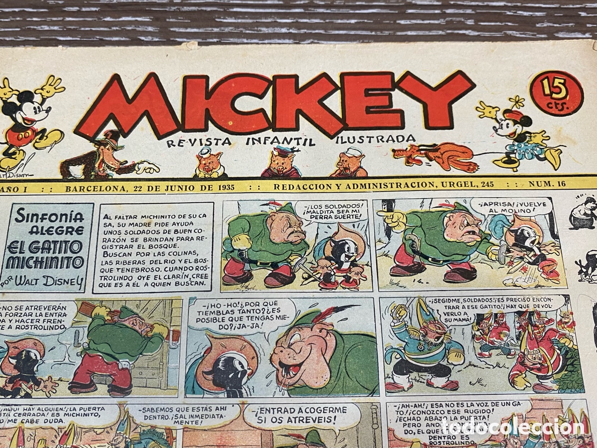 Tebeos: Revista Infantil Mickey A&ntilde;o 1 num.16 - Foto 2