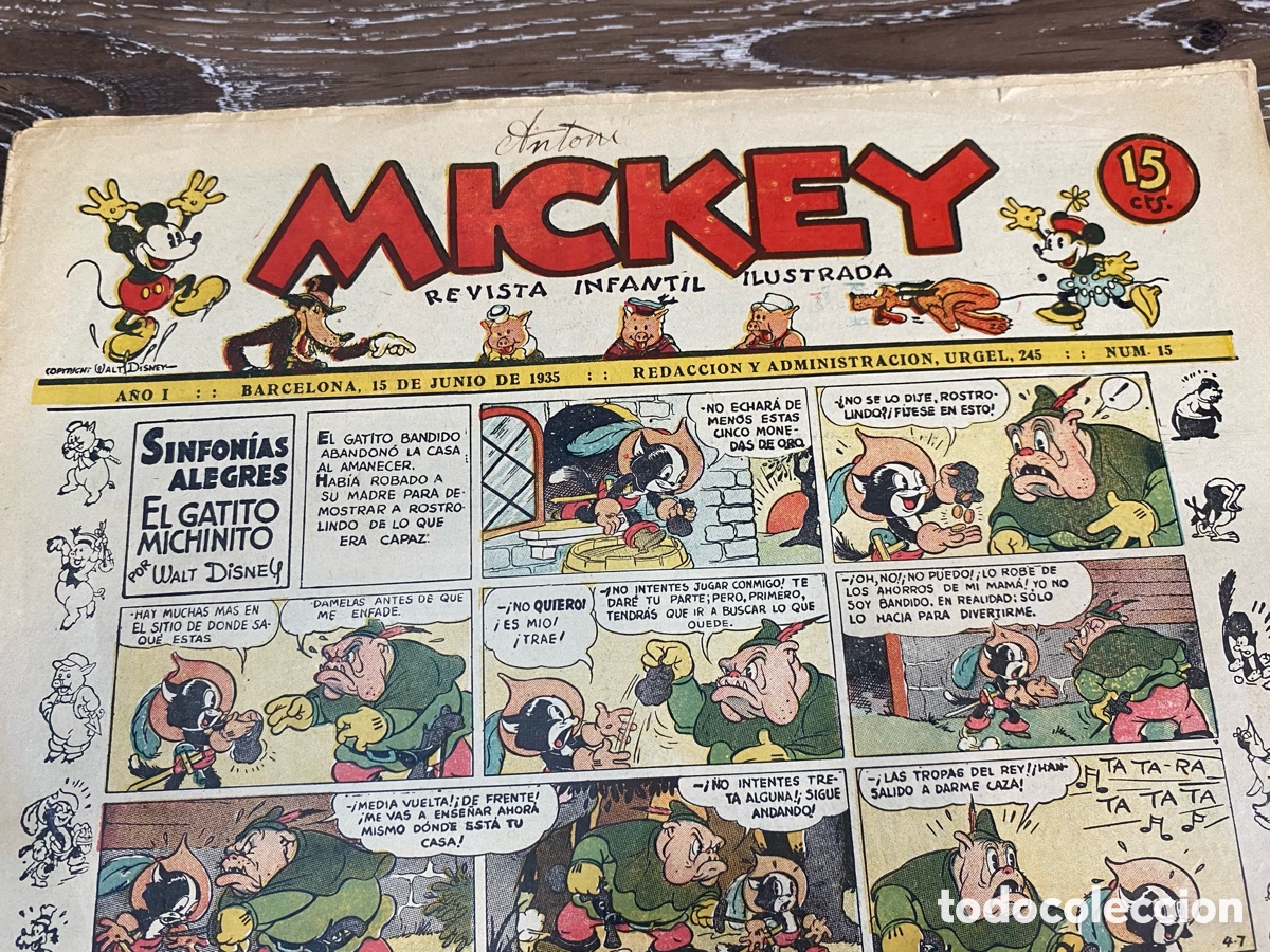 Tebeos: Revista Infantil Mickey A&ntilde;o 1 num.15 - Foto 2