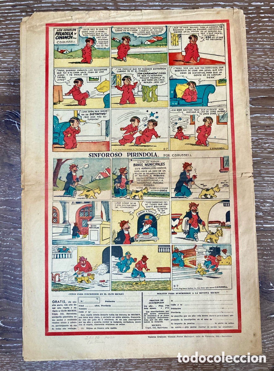 Tebeos: Revista Infantil Mickey A&ntilde;o 1 num.14 - Foto 3