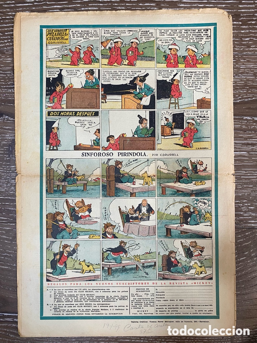 Tebeos: Revista Infantil Mickey A&ntilde;o 1 num.13 - Foto 3