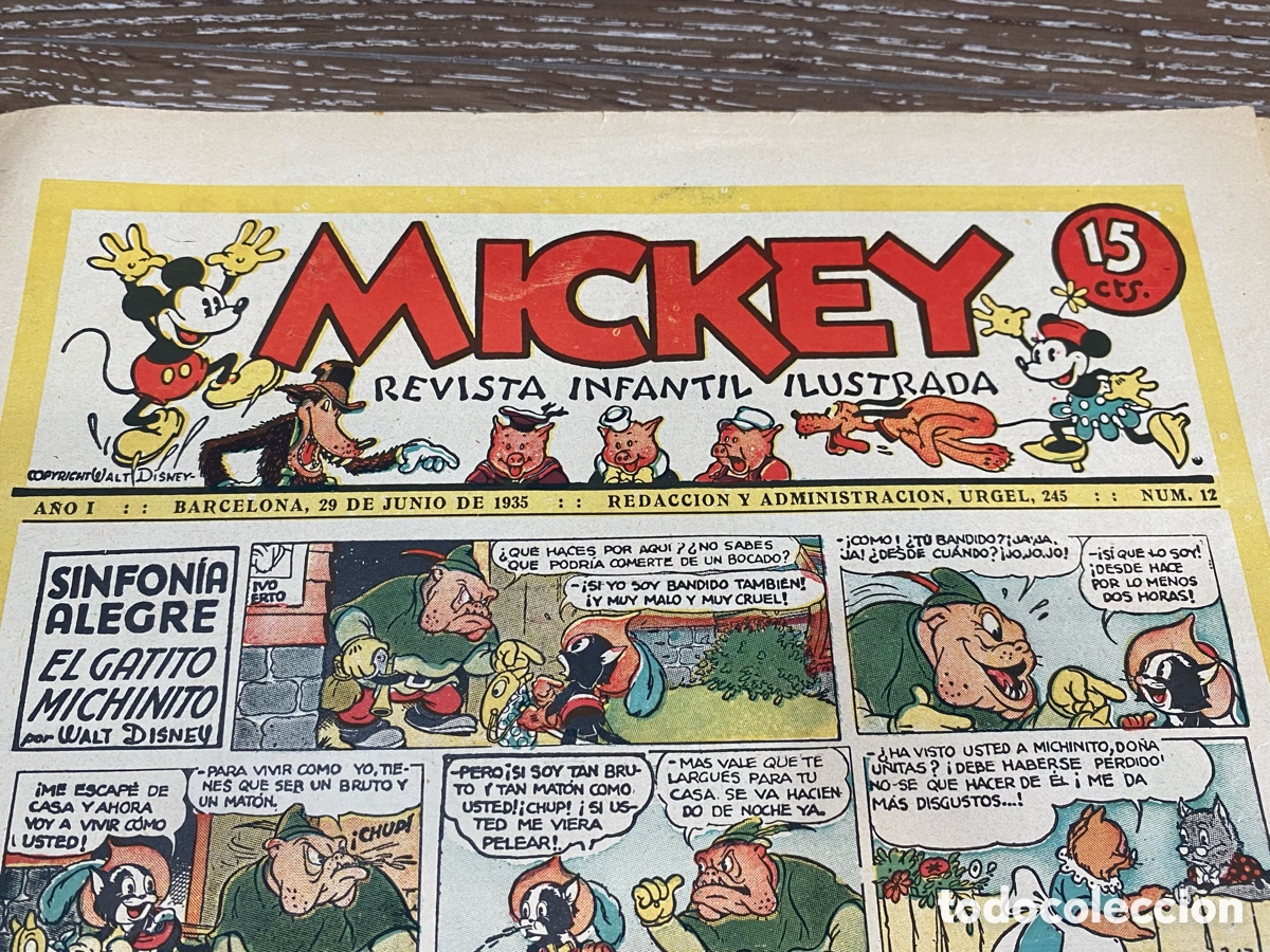 Tebeos: Revista Infantil Mickey A&ntilde;o 1 num.12 - Foto 2