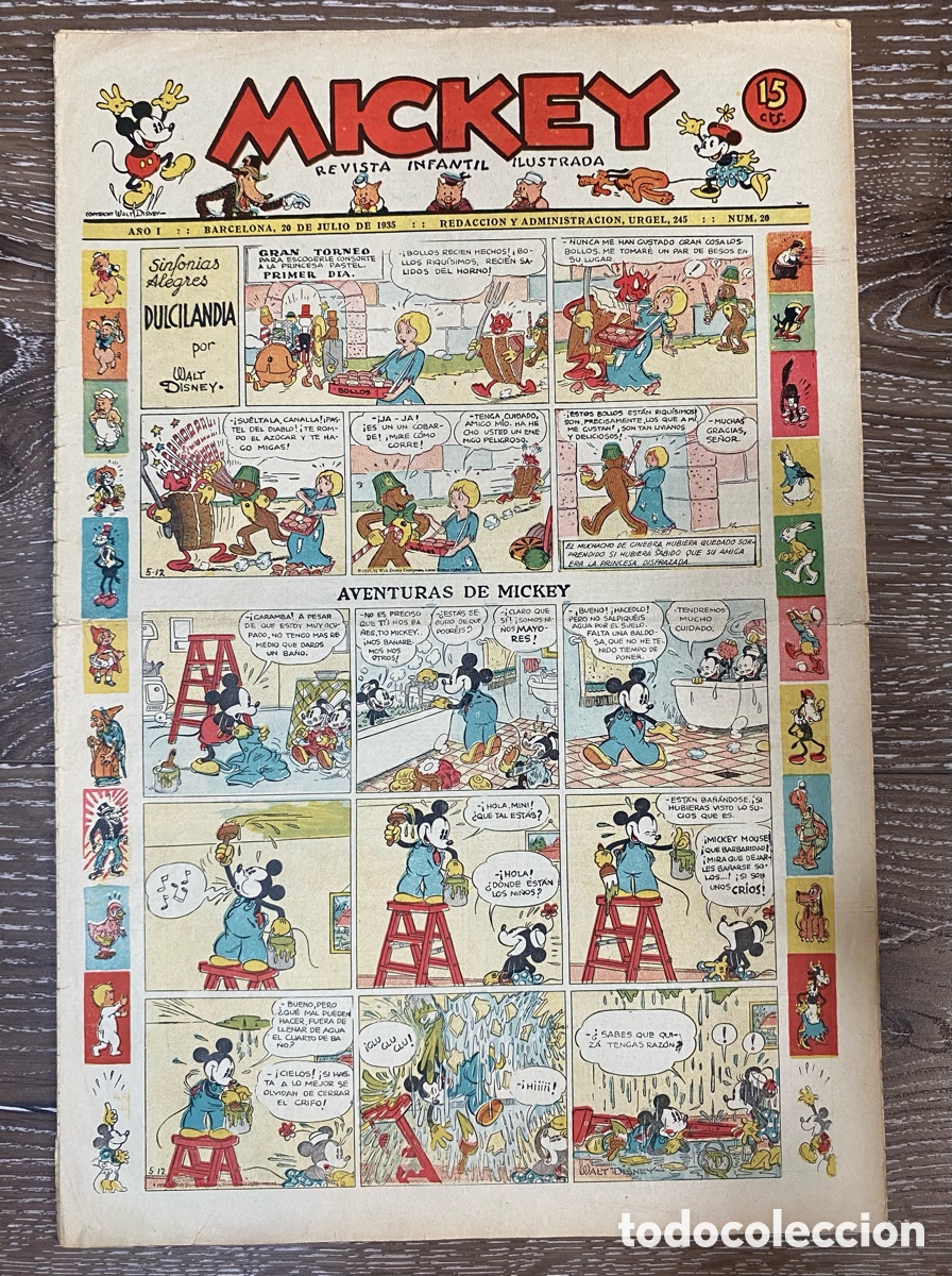 Revista Infantil Mickey A&ntilde;o 1 num.20