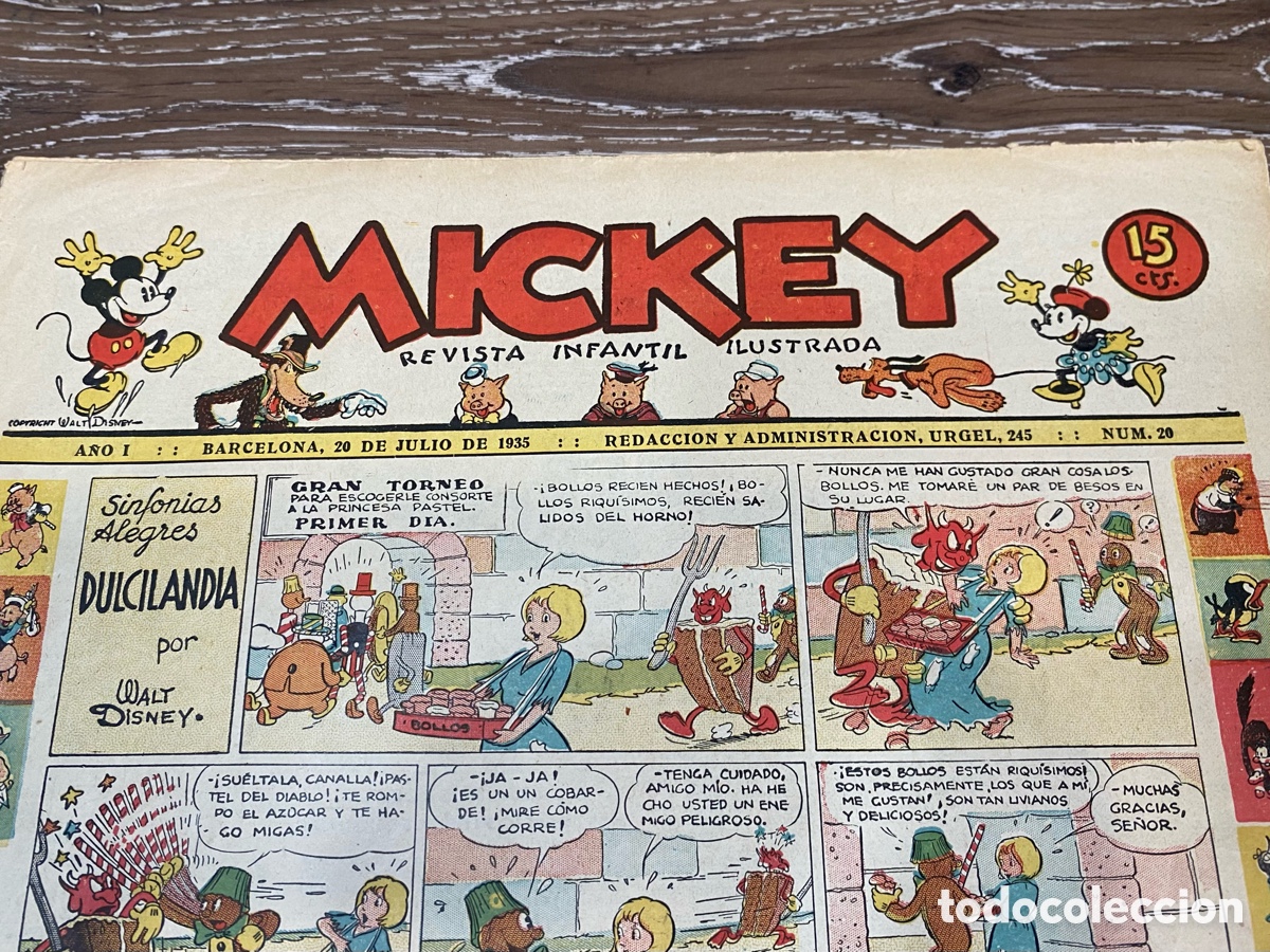 Tebeos: Revista Infantil Mickey A&ntilde;o 1 num.20 - Foto 2