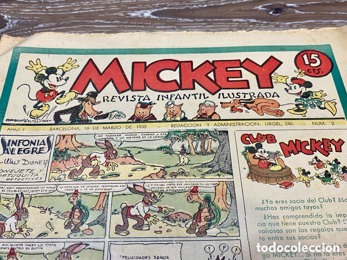 Tebeos: Revista Infantil Mickey A&ntilde;o 1 num. 2 - Foto 2