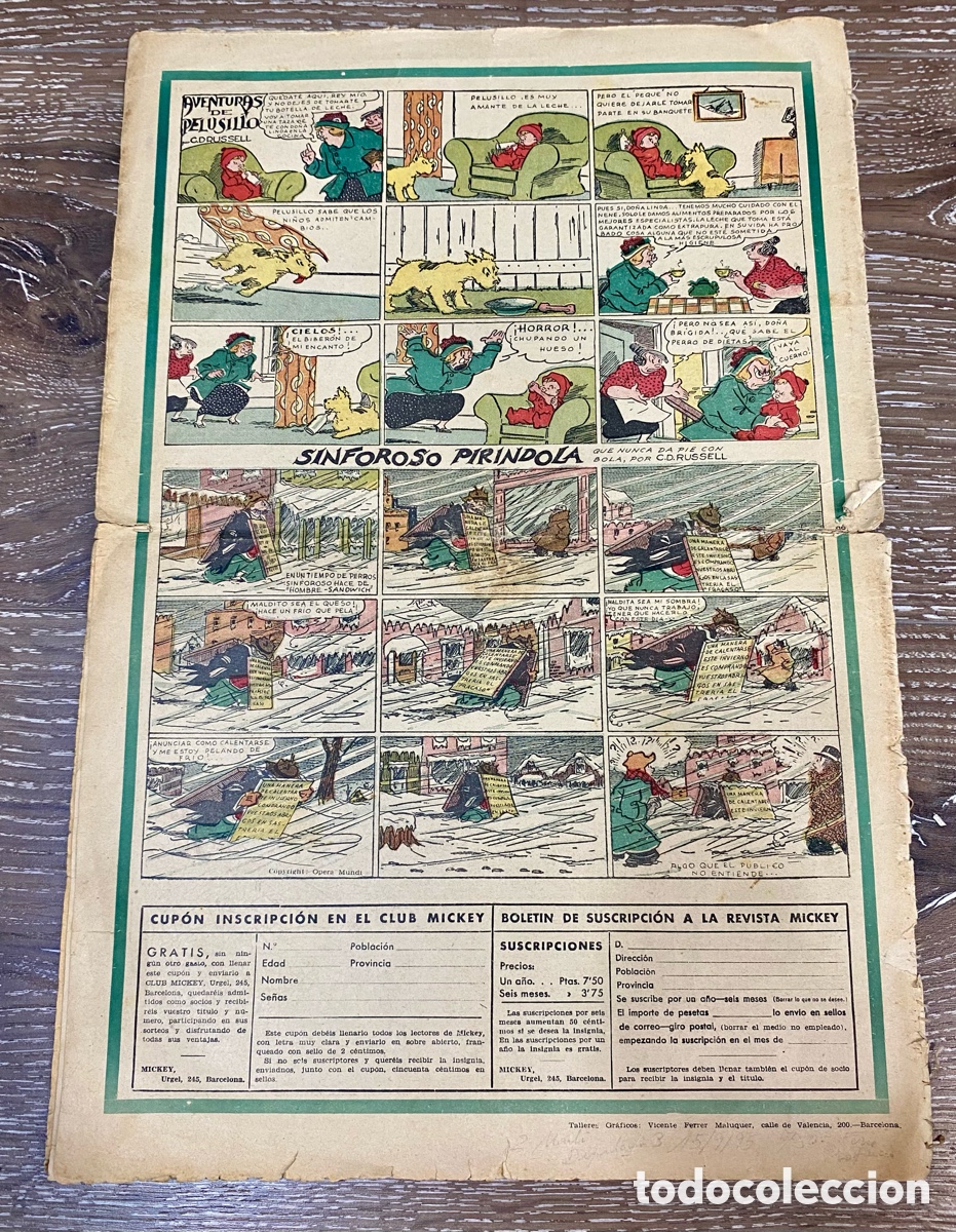 Tebeos: Revista Infantil Mickey A&ntilde;o 1 num. 2 - Foto 3