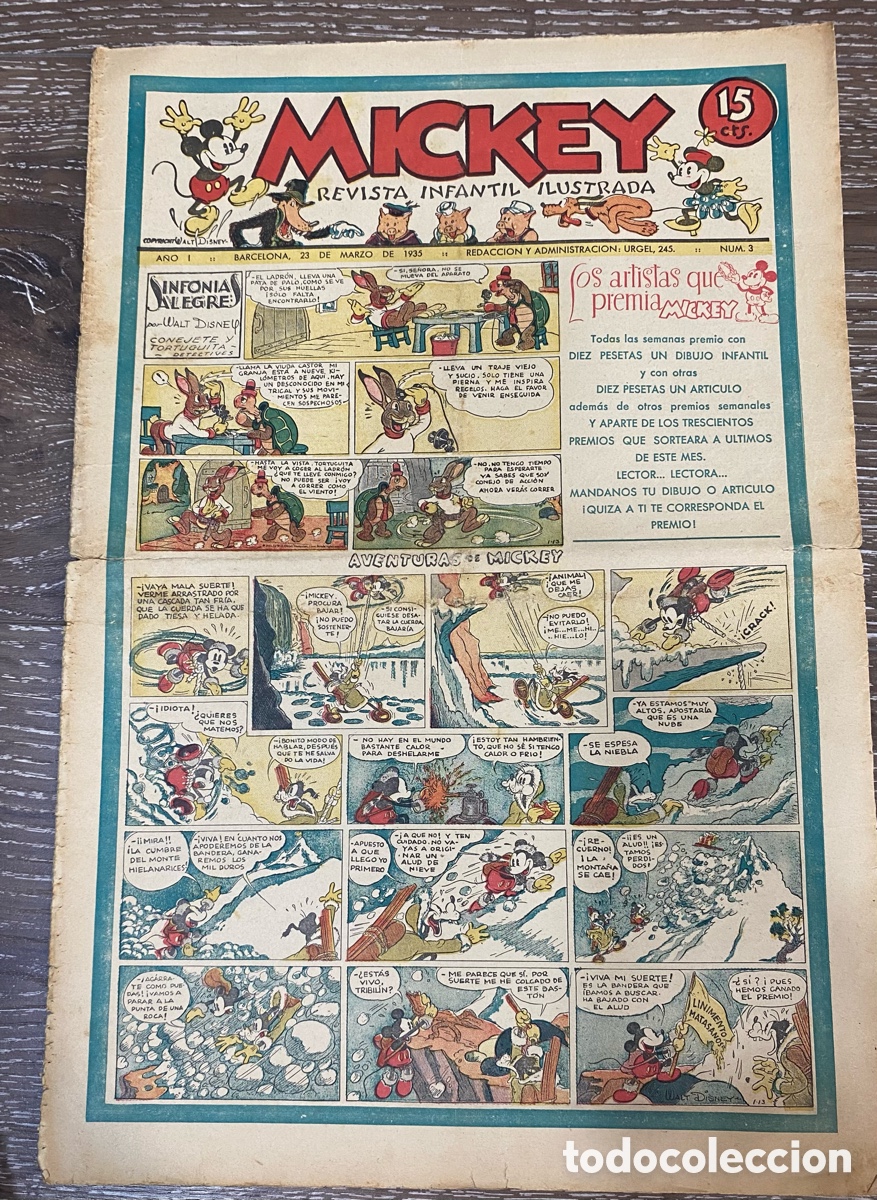 Comics: Revista Infantil Mickey A&ntilde;o 1 num.3