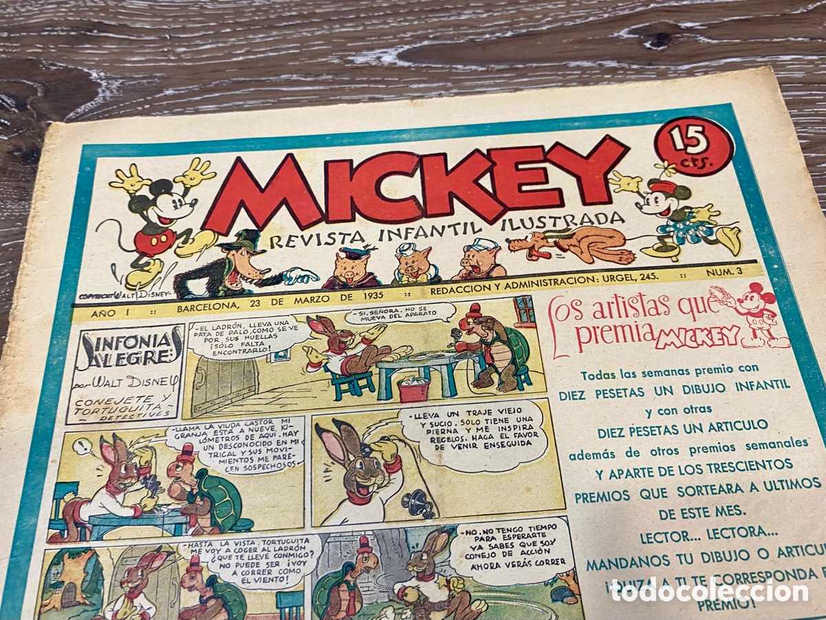 Tebeos: Revista Infantil Mickey A&ntilde;o 1 num.3 - Foto 2