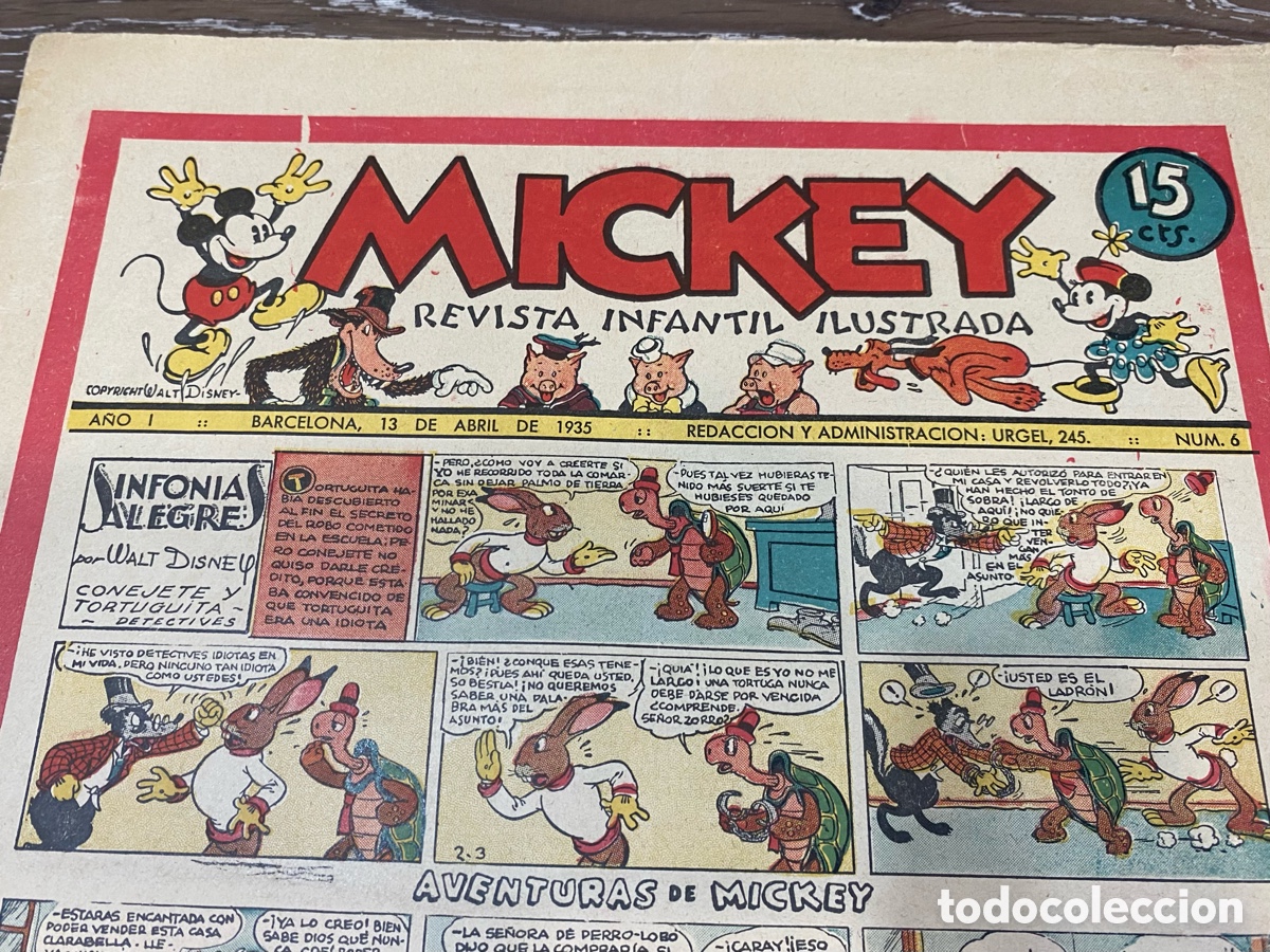Tebeos: Revista Infantil Mickey A&ntilde;o 1 num.6 - Foto 2
