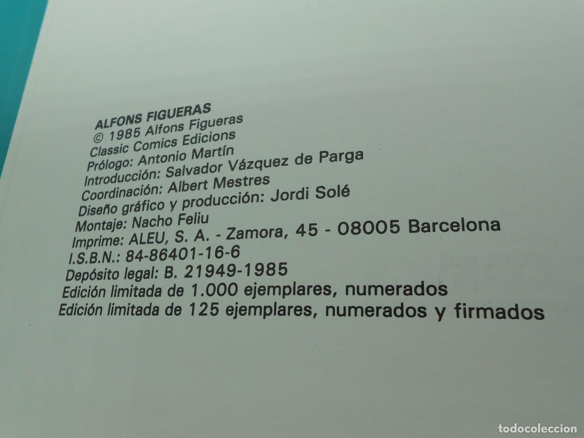 Tebeos: alfons figueras ejemplar numerado el 621 de 1000 ejemplares - Foto 4