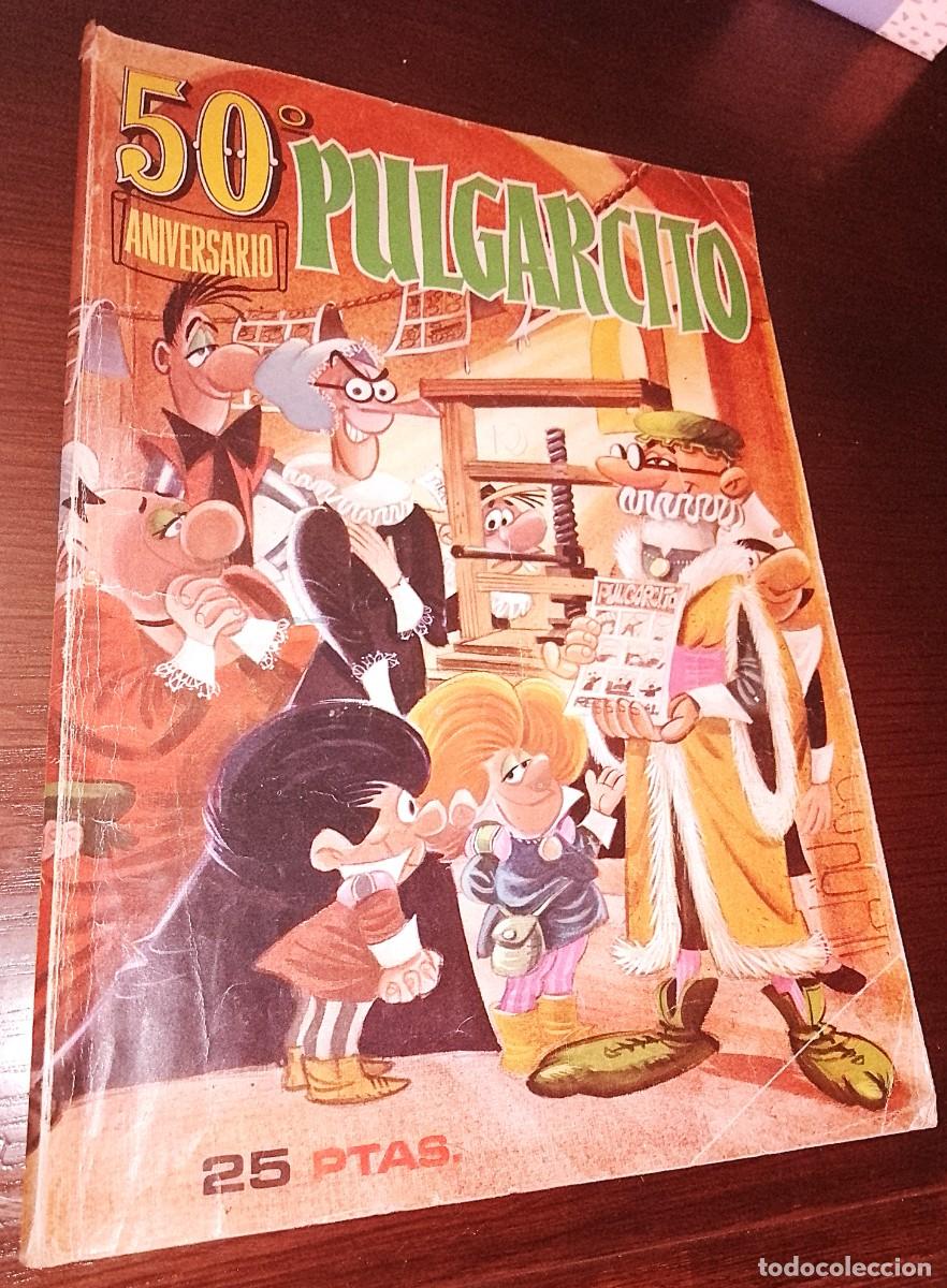 Livros de Banda Desenhada: PULGARCITO 50&ordm; ANIVERSARIO- BRUGUERA 1971- BIEN-LEER TODO VER FOTOS