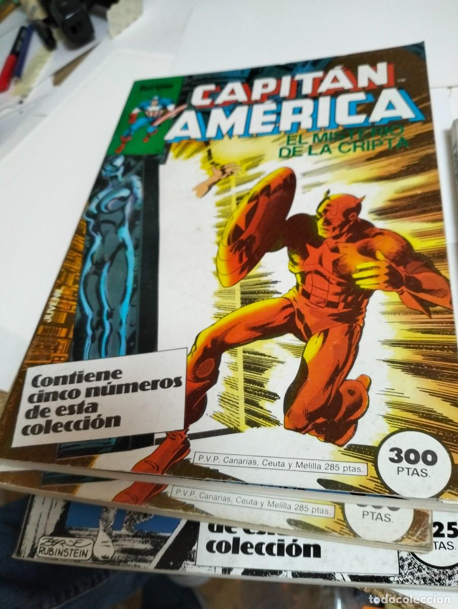 Tebeos: CAPITAN AM&Eacute;RICA vol 1 ... # 6, 7, 8, 9,10 ( RETAPADO )... FORUM