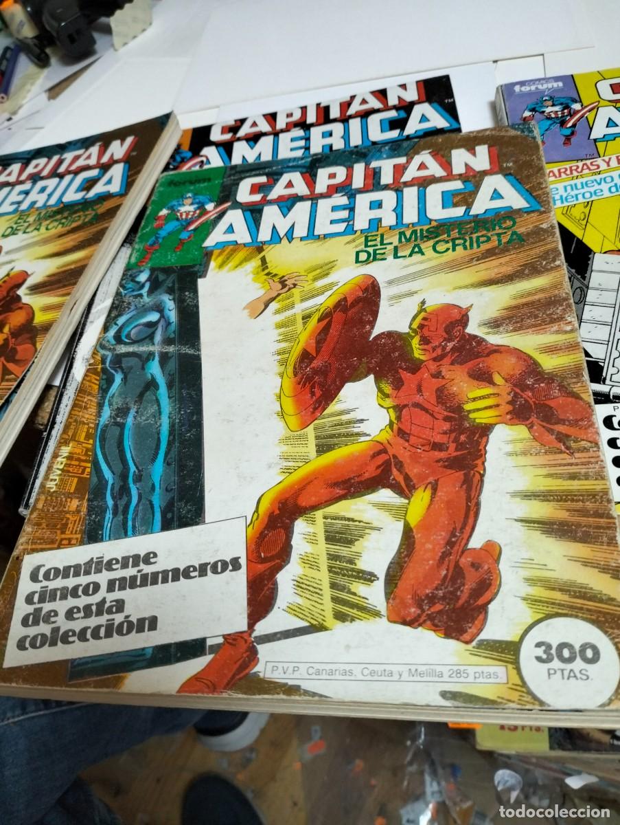 Tebeos: CAPITAN AM&Eacute;RICA vol 1 ... # 6, 7, 8, 9,10 ( RETAPADO )... FORUM