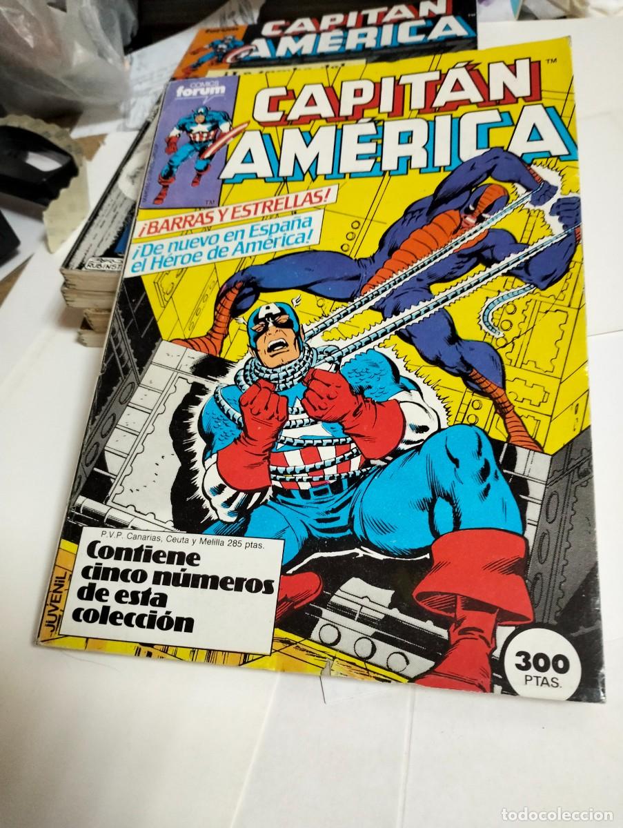Tebeos: CAPITAN AM&Eacute;RICA vol 1 ... # 1,2,3,4,5 ( RETAPADO )... FORUM
