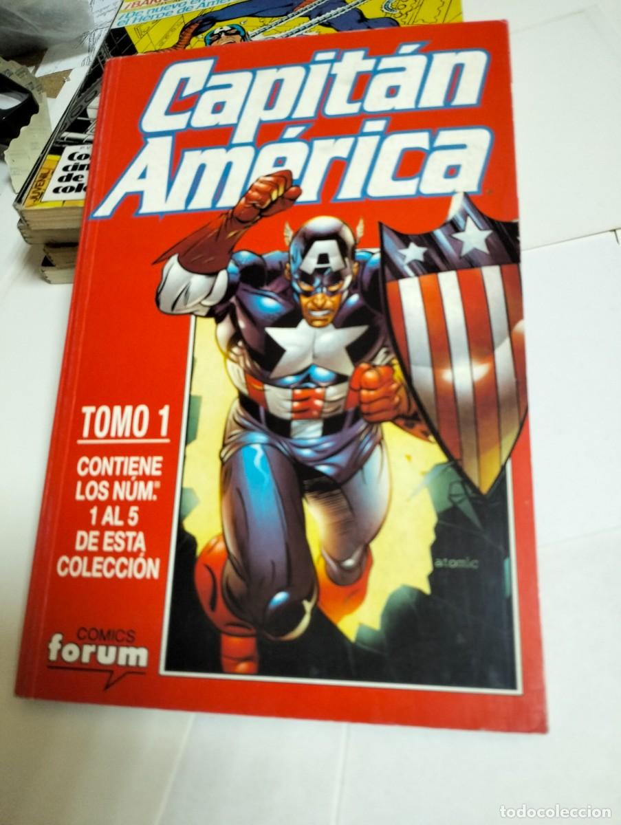Tebeos: CAPITAN AM&Eacute;RICA vol 4 ... # 1,2,3,4,5 ( RETAPADO )... FORUM