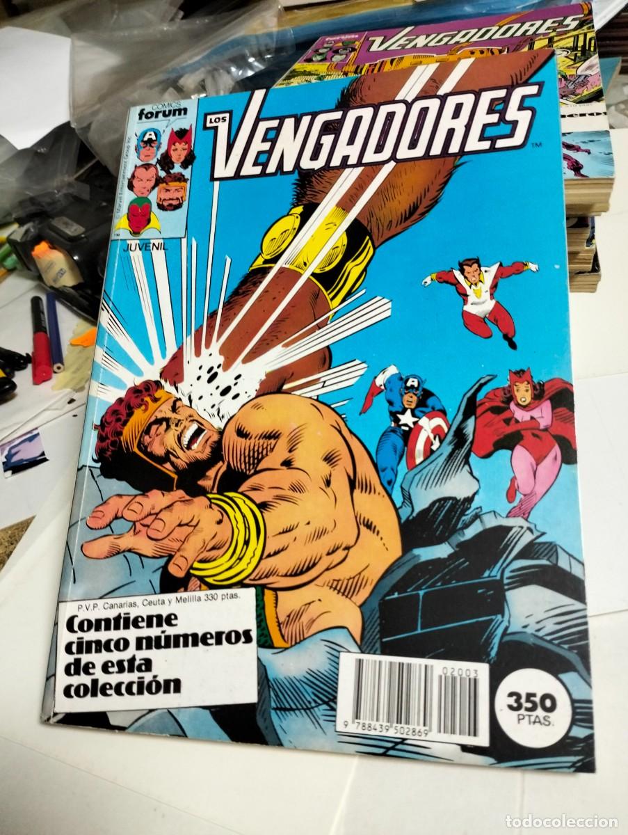 Tebeos: LOS VENGADORES. vol 1 ... # 51,52,53,54,55 ( RETAPADO )... FORUM