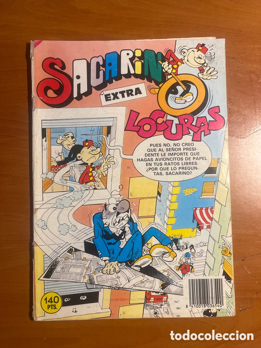Tebeos: SACARINO N&Uacute;MERO 93, EXTRA LOCURAS, (EDITORIAL BRUGUERA)