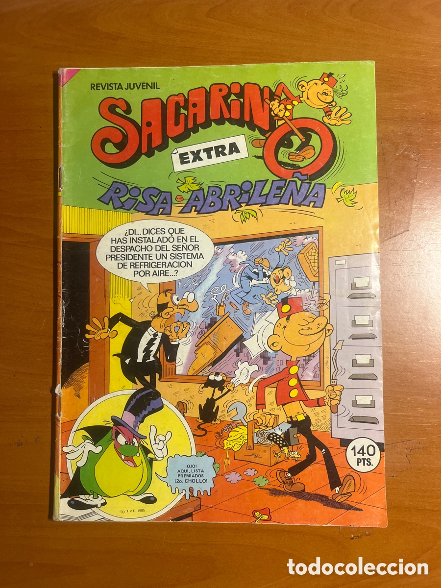Tebeos: SACARINO N&Uacute;MERO 86, EXTRA RISA ABRILE&Ntilde;A, (EDITORIAL BRUGUERA) - Foto 1