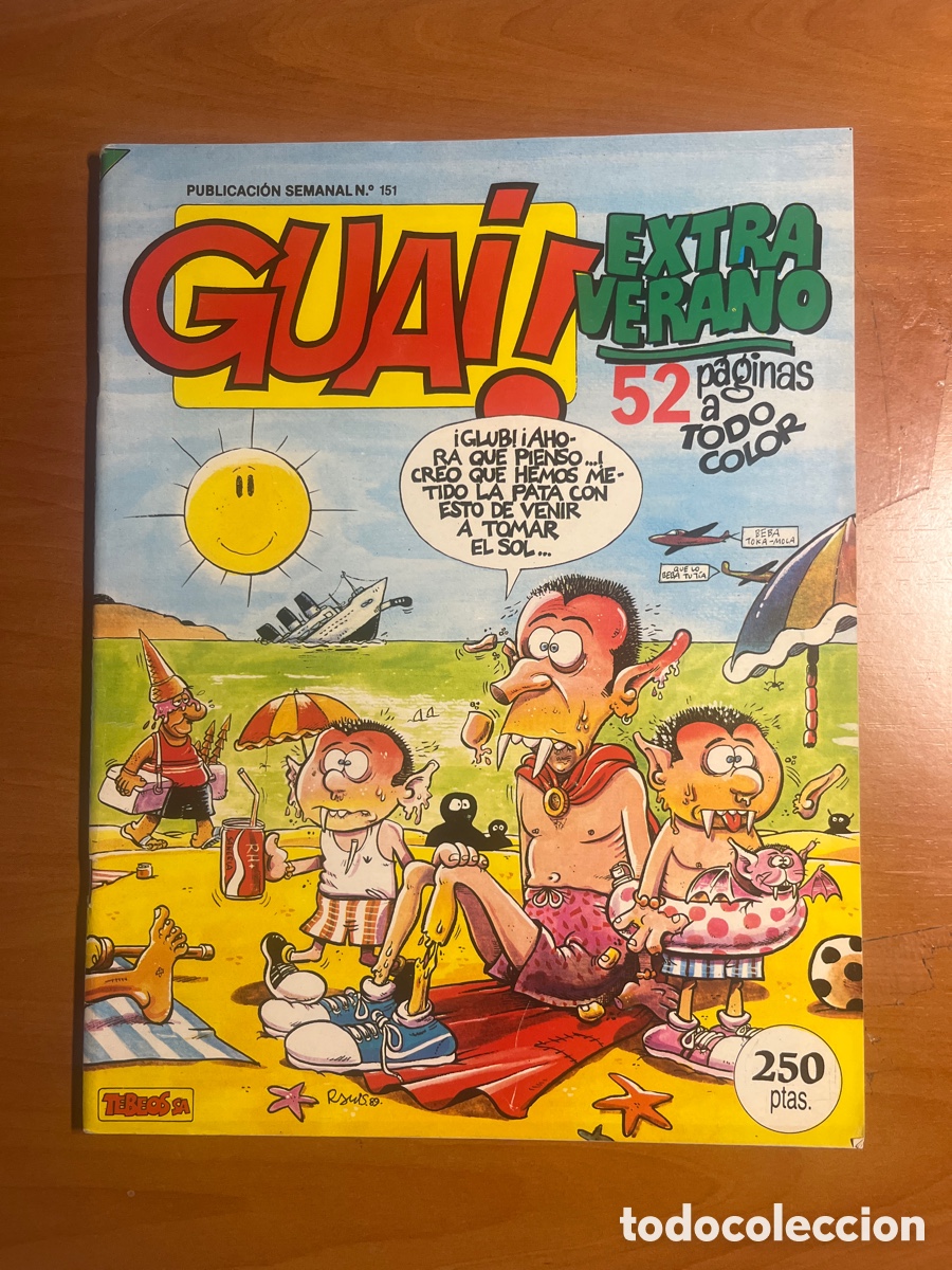 Tebeos: GUAI!, EXTRA DE VERANO, N&Uacute;MERO 151, (EDICIONES B)