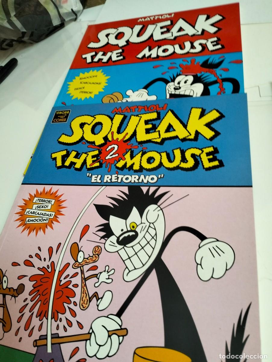 Tebeos: SQUEAK THE MOUSE #. 1, 2 ( COMPLETA 2 TOMOS)... Ediciones LA C&Uacute;PULA