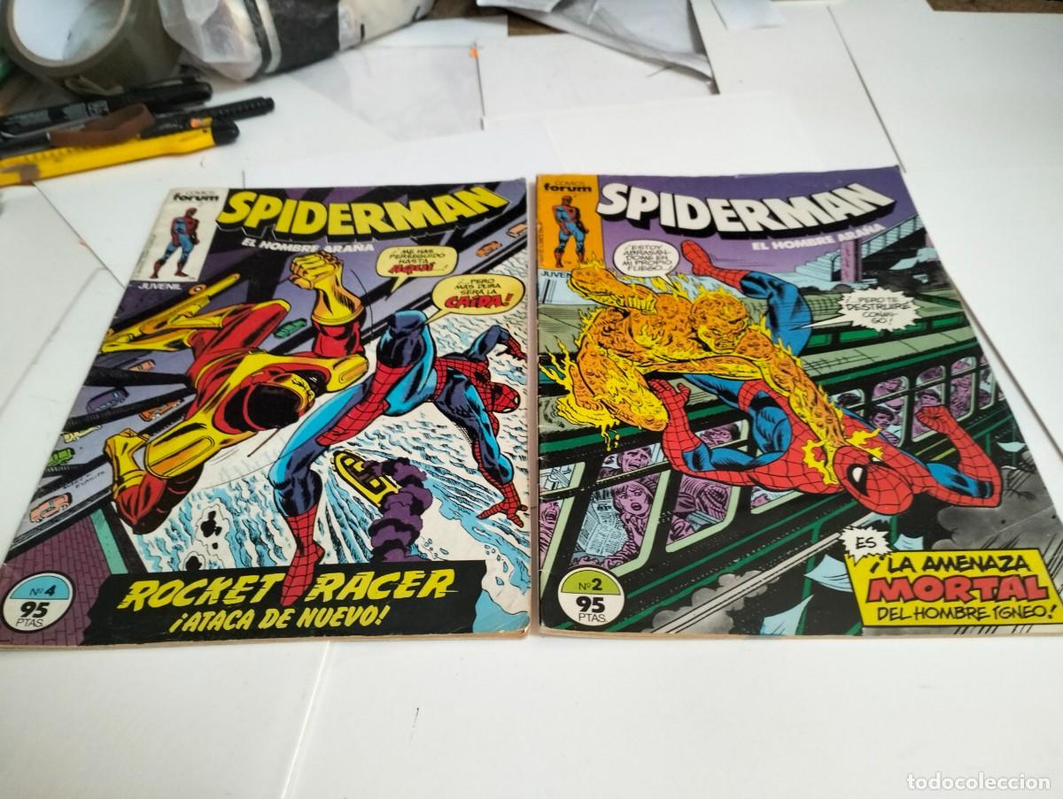 Livros de Banda Desenhada: SPIDERMAN vol. 1 ns.# 2 y 4 ( lote 2 n&uacute;meros) FORUM