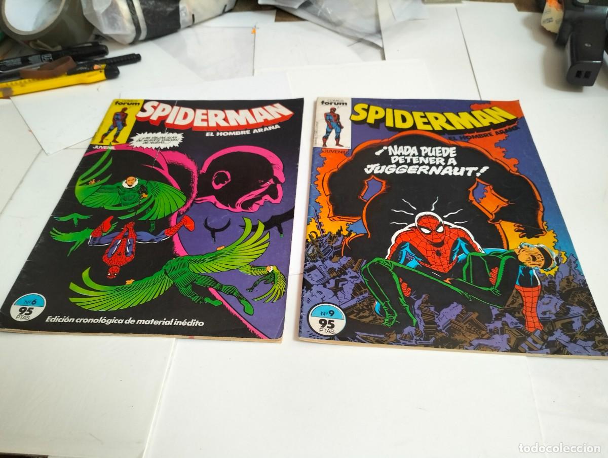 BDs: SPIDERMAN vol. 1 ns.# 6 y 9 ( lote 2 n&uacute;meros) FORUM