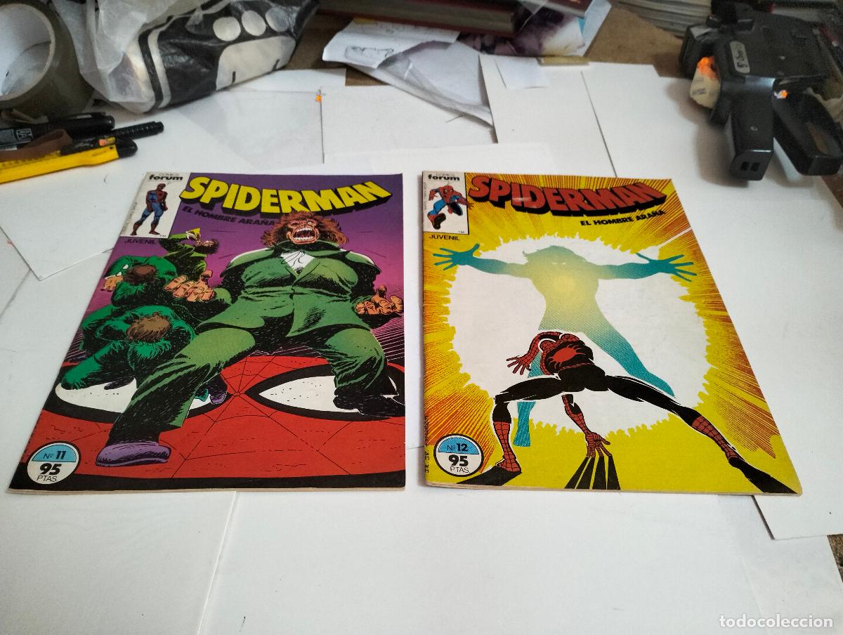 Livros de Banda Desenhada: SPIDERMAN vol. 1 ns.# 11 y 12 ( lote 2 n&uacute;meros) FORUM