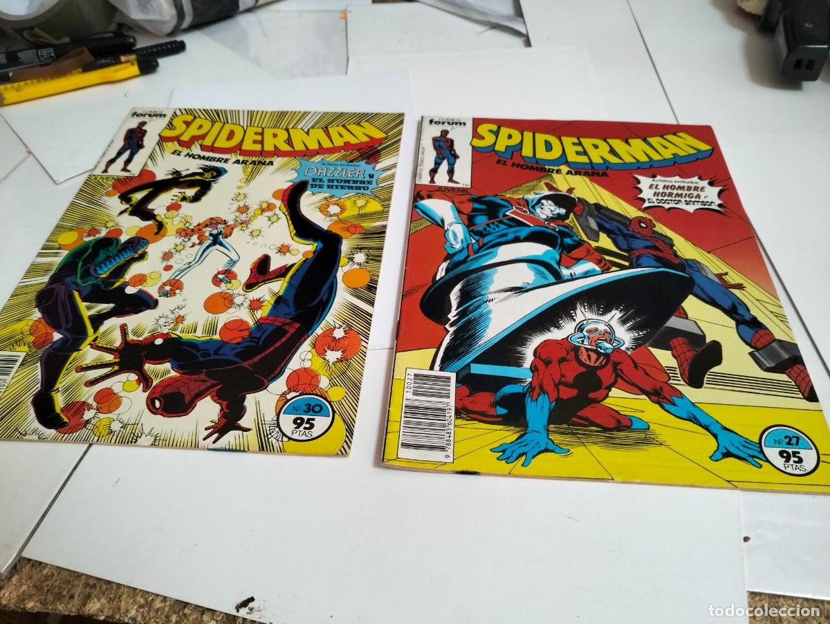 Tebeos: SPIDERMAN vol. 1 ns.# 27 y 30 ( lote 2 n&uacute;meros) FORUM