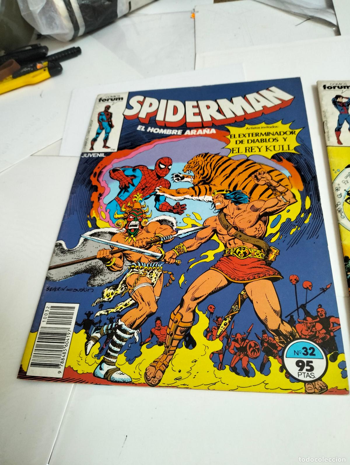 Tebeos: SPIDERMAN vol. 1 ns.# 32. y 36 ( lote 2 n&uacute;meros) FORUM - Foto 2