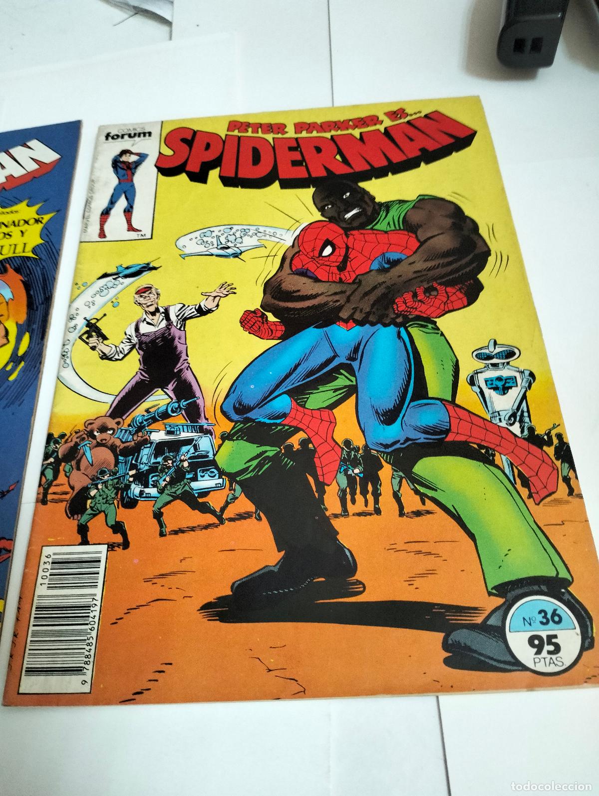 Tebeos: SPIDERMAN vol. 1 ns.# 32. y 36 ( lote 2 n&uacute;meros) FORUM - Foto 3