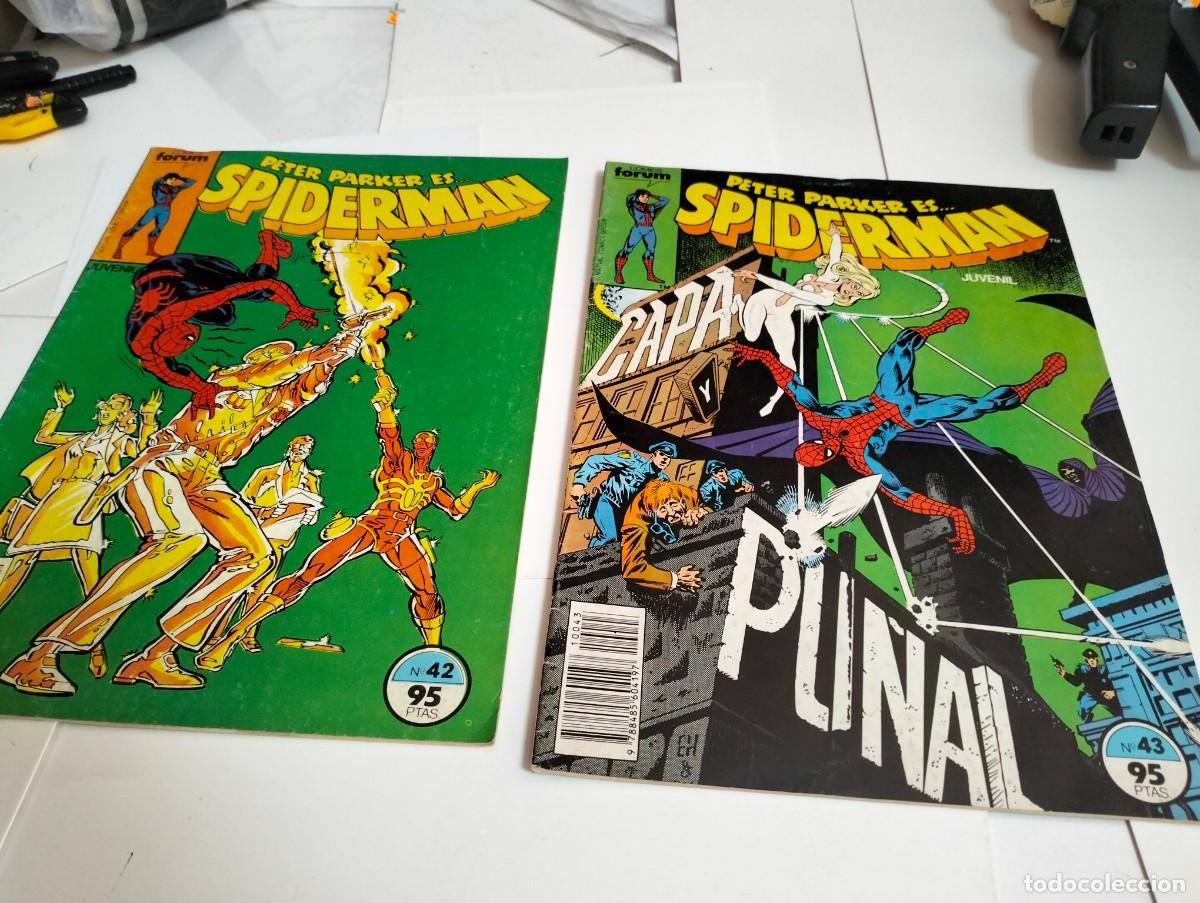 Comics: SPIDERMAN vol. 1 ns.# 42. y 43 ( lote 2 n&uacute;meros) FORUM