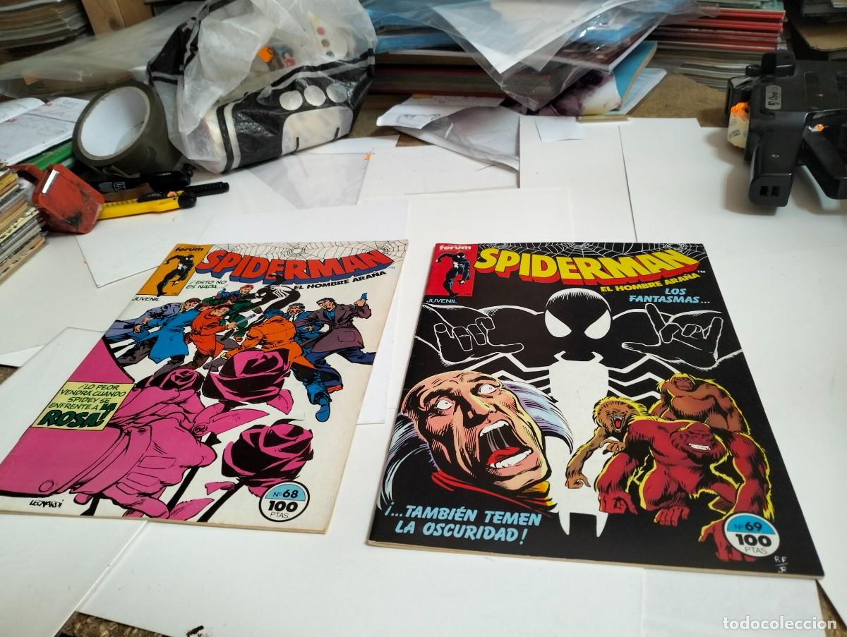 Tebeos: SPIDERMAN vol. 1 ns.# 68. y 69. ( lote 2 n&uacute;meros) FORUM