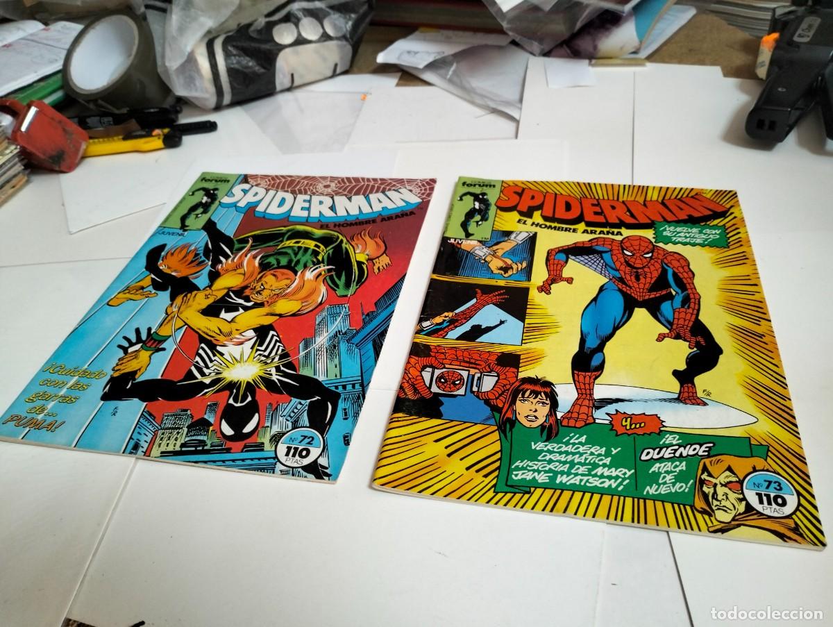 Tebeos: SPIDERMAN vol. 1 ns.# 72 y 73 . ( lote 2 n&uacute;meros) FORUM
