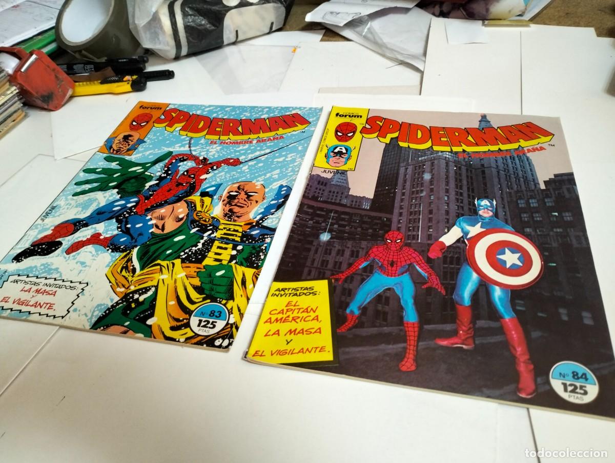 Livros de Banda Desenhada: SPIDERMAN vol. 1 ns.# 83 y 84 . ( lote 2 n&uacute;meros) FORUM