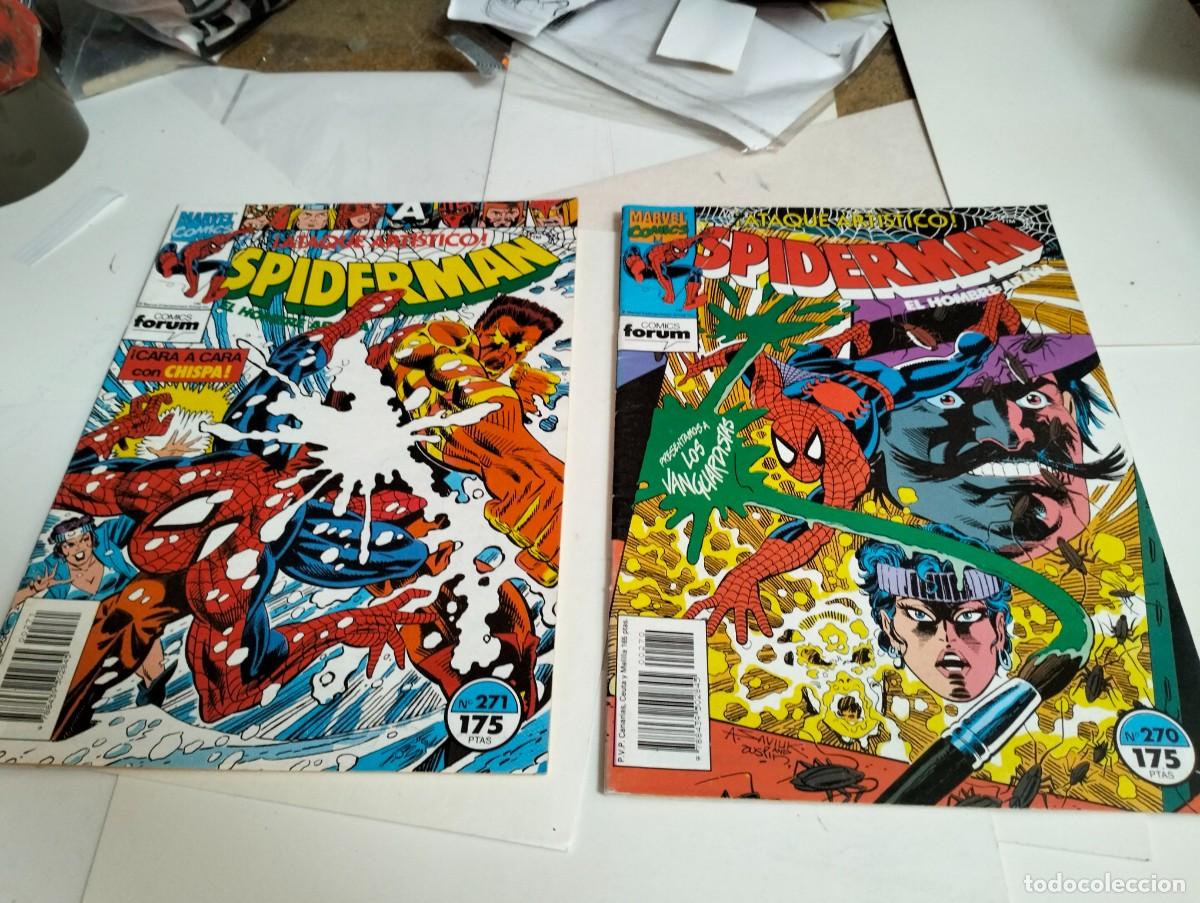 Tebeos: SPIDERMAN vol. 1 ns.# 270, 273 . ( lote 2 n&uacute;meros). FORUM