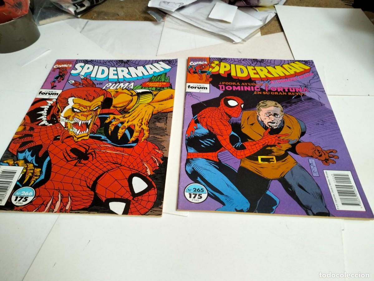 Tebeos: SPIDERMAN vol. 1 ns.# 265, 266 . ( lote 2 n&uacute;meros). FORUM