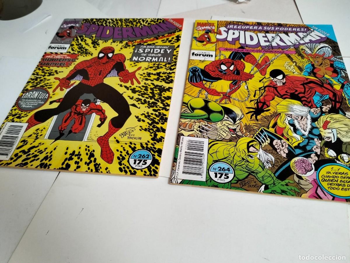 Tebeos: SPIDERMAN vol. 1 ns.# 262, 264 . ( lote 2 n&uacute;meros). FORUM