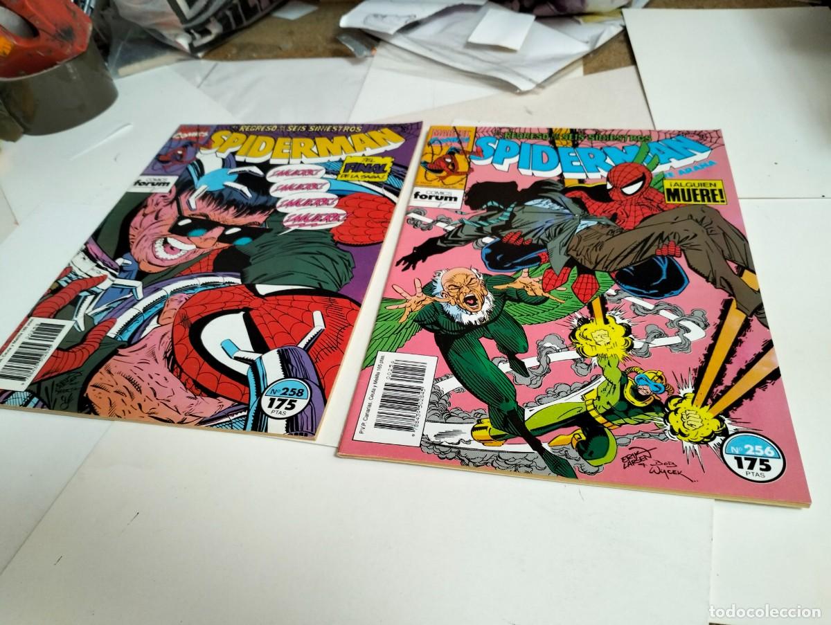 Tebeos: SPIDERMAN vol. 1 ns.# 256, 258. . ( lote 2 n&uacute;meros). FORUM