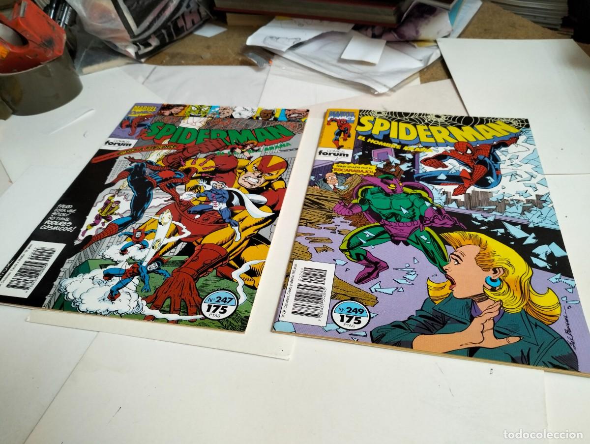 Livros de Banda Desenhada: SPIDERMAN vol. 1 ns.# 247, 249 . . ( lote 2 n&uacute;meros). FORUM