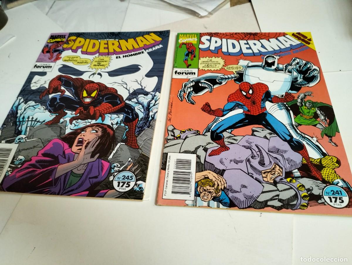 Comics: SPIDERMAN vol. 1 ns.# 241, 245 . . ( lote 2 n&uacute;meros). FORUM